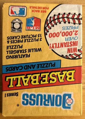 Donruss serie baseball wax - donruss,