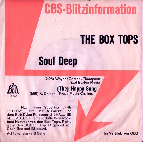 The box tops soul - box, deep