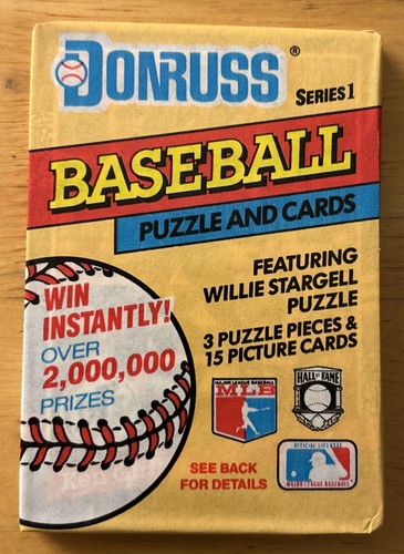 Donruss baseball wax pack - donruss,