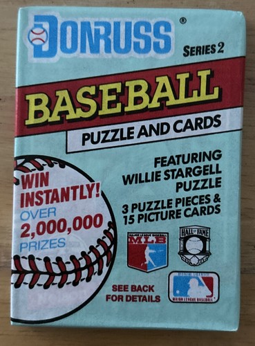 Donruss baseball card wax - baseball, pack