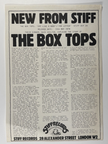 The box tops - the,