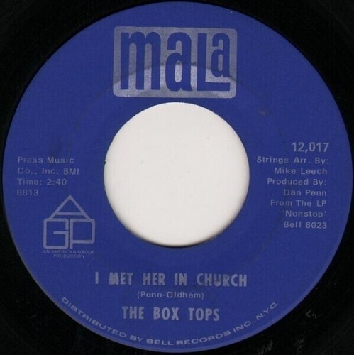 Box tops met her - in, church