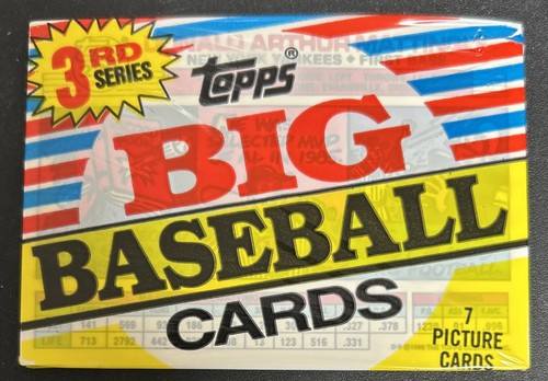 Topps big baseball - pack, 1988